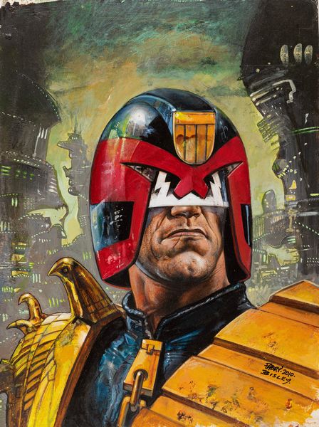 Glenn Fabry & Simon Bisley : Judge Dredd Megazine  - Asta Fumetti: Tavole e Illustrazioni Originali - Associazione Nazionale - Case d'Asta italiane