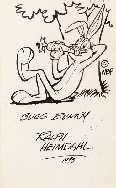 Ralph Heimdahl : Bugs Bunny  - Asta Fumetti: Tavole e Illustrazioni Originali - Associazione Nazionale - Case d'Asta italiane