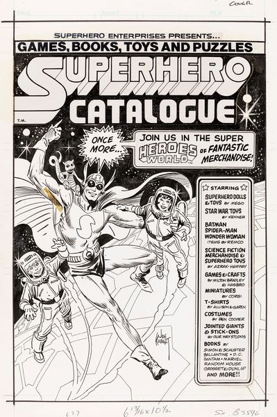 Joe Kubert : Superhero Catalogue  - Asta Fumetti: Tavole e Illustrazioni Originali - Associazione Nazionale - Case d'Asta italiane