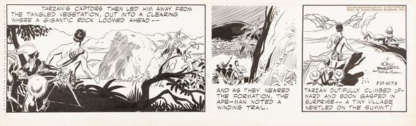 Bob Lubbers : Tarzan  - Asta Fumetti: Tavole e Illustrazioni Originali - Associazione Nazionale - Case d'Asta italiane