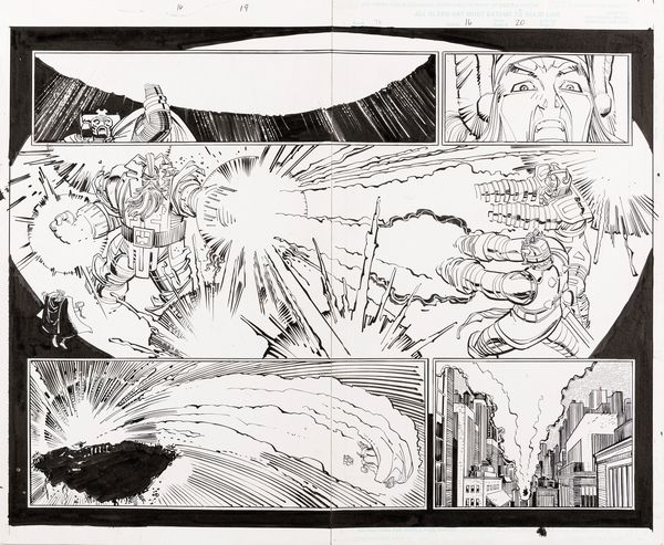 John Romita Jr. : Thor - Revenge of the Enchanters  - Asta Fumetti: Tavole e Illustrazioni Originali - Associazione Nazionale - Case d'Asta italiane