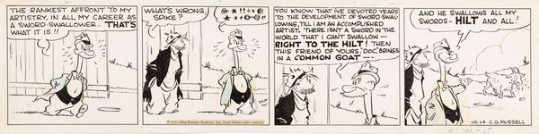 Clarence D. Russell : Pete the Tramp  - Asta Fumetti: Tavole e Illustrazioni Originali - Associazione Nazionale - Case d'Asta italiane