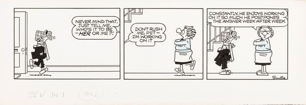 Reg Smythe : Andy Capp  - Asta Fumetti: Tavole e Illustrazioni Originali - Associazione Nazionale - Case d'Asta italiane