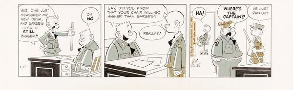 Mort Walker : Beetle Bailey  - Asta Fumetti: Tavole e Illustrazioni Originali - Associazione Nazionale - Case d'Asta italiane