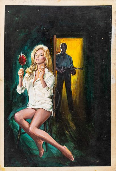 Rodolfo Gasparri : L'angelica avventuriera - Sole nero (Soleil noir)  - Asta Fumetti: Tavole e Illustrazioni Originali - Associazione Nazionale - Case d'Asta italiane