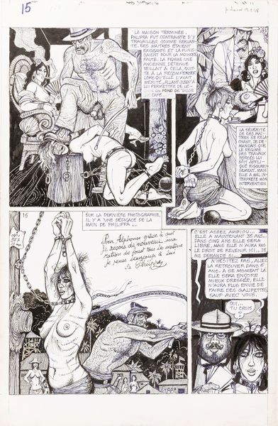 Georges Pichard : Madoline  - Asta Fumetti: Tavole e Illustrazioni Originali - Associazione Nazionale - Case d'Asta italiane
