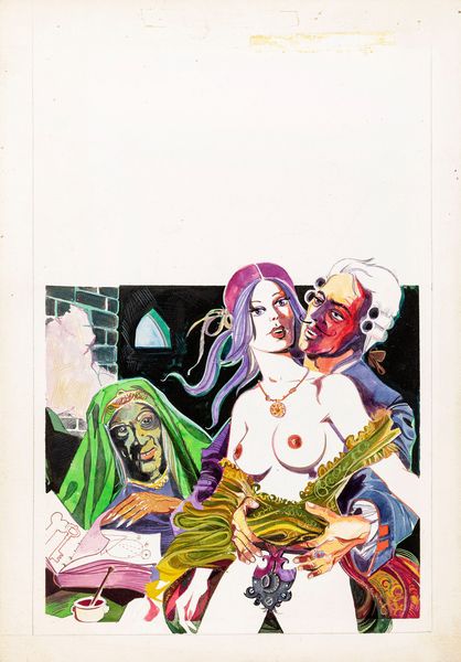 Mauro Rostagno : Fior di Neve - Dolce e perversa  - Asta Fumetti: Tavole e Illustrazioni Originali - Associazione Nazionale - Case d'Asta italiane