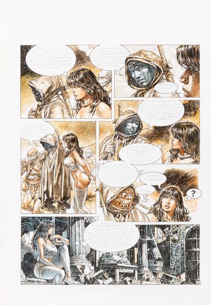 Paolo Eleuteri Serpieri : Druuna - Mandragora  - Asta Fumetti: Tavole e Illustrazioni Originali - Associazione Nazionale - Case d'Asta italiane