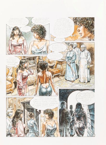 Paolo Eleuteri Serpieri : Druuna - Mandragora  - Asta Fumetti: Tavole e Illustrazioni Originali - Associazione Nazionale - Case d'Asta italiane