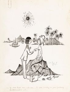 Raymond Peynet - La Sirenetta