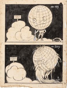 Ratalanga (Gabriele Galantara) - Conferenza per la pace