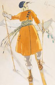 Enrico Sacchetti - La sciatrice