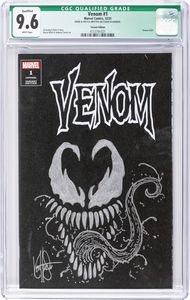 Ken Haeser - Venom # 1 (Blank Variant Edition - Qualified)