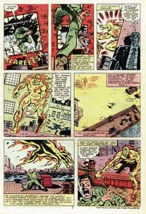 Sal Buscema : Avengers - Battleground: Pittsburgh!  - Asta Fumetti: Tavole e Illustrazioni Originali - Associazione Nazionale - Case d'Asta italiane