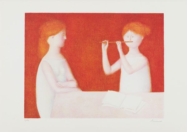 Antonio Bueno : Concertino rosso  - Asta Arte Moderna, Contemporanea, '800 e '900 - Associazione Nazionale - Case d'Asta italiane