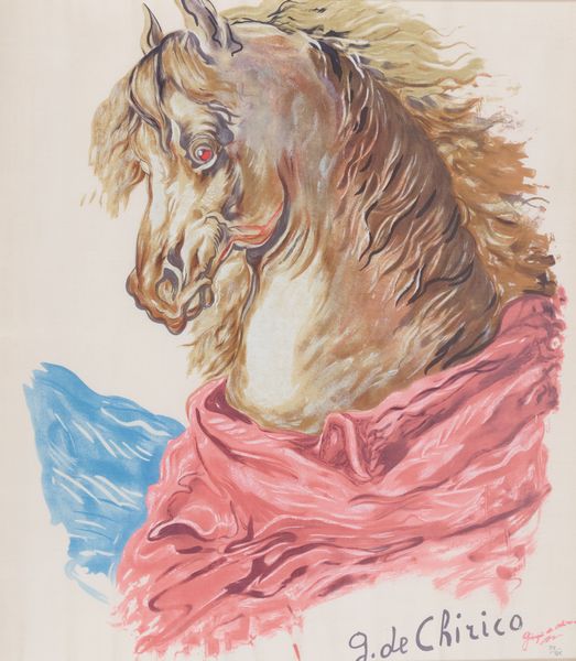 Giorgio de Chirico : Cavallo  - Asta Arte Moderna, Contemporanea, '800 e '900 - Associazione Nazionale - Case d'Asta italiane