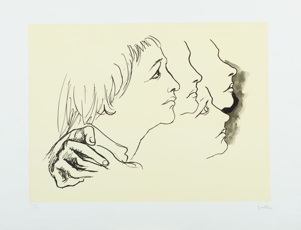 Renato Guttuso : Volti  - Asta Arte Moderna, Contemporanea, '800 e '900 - Associazione Nazionale - Case d'Asta italiane