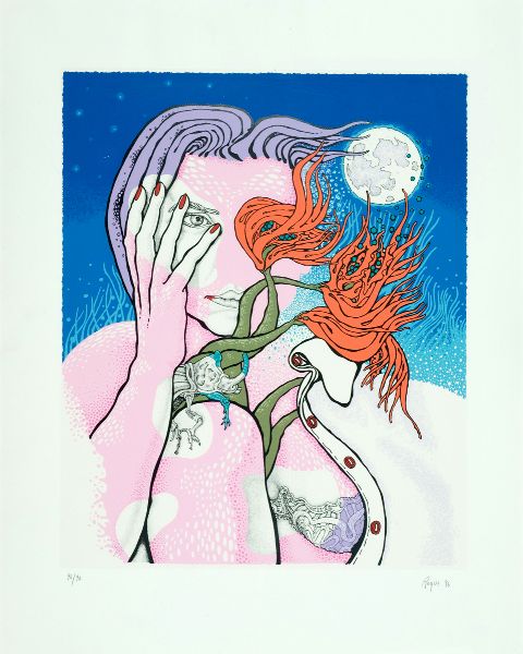 Roque : Senza titolo  - Asta Arte Moderna, Contemporanea, '800 e '900 - Associazione Nazionale - Case d'Asta italiane