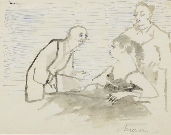 MINO MACCARI : Figure  - Asta Arte Moderna, Contemporanea, '800 e '900 - Associazione Nazionale - Case d'Asta italiane