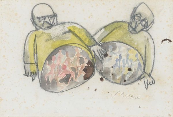 MINO MACCARI : Senza titolo  - Asta Arte Moderna, Contemporanea, '800 e '900 - Associazione Nazionale - Case d'Asta italiane