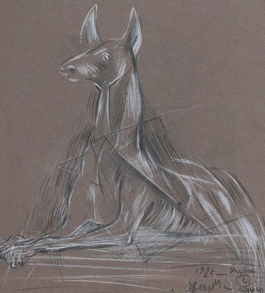 Novello Finotti : Anubi  - Asta Arte Moderna, Contemporanea, '800 e '900 - Associazione Nazionale - Case d'Asta italiane