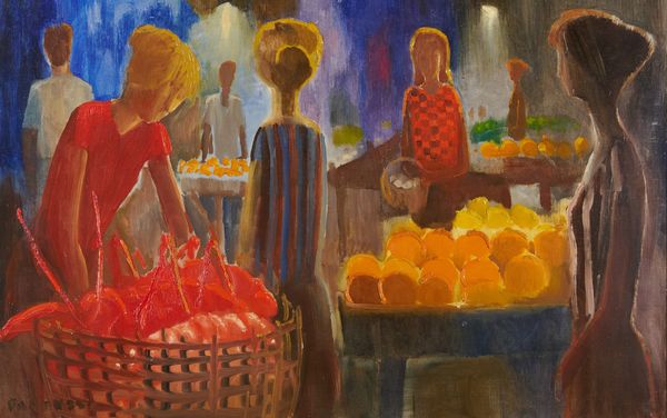 Eliano Fantuzzi : Al mercato  - Asta Arte Moderna, Contemporanea, '800 e '900 - Associazione Nazionale - Case d'Asta italiane