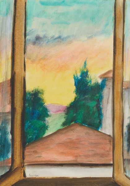 Pancani : Dalla finestra  - Asta Arte Moderna, Contemporanea, '800 e '900 - Associazione Nazionale - Case d'Asta italiane