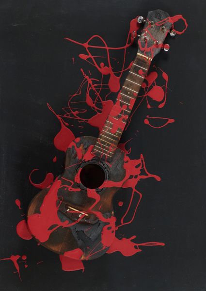 BERNARD AUBERTIN : Guitare Brule  - Asta Arte Moderna, Contemporanea, '800 e '900 - Associazione Nazionale - Case d'Asta italiane
