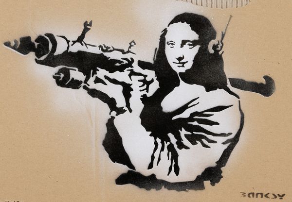 Banksy : Monalisa  - Asta Arte Moderna, Contemporanea, '800 e '900 - Associazione Nazionale - Case d'Asta italiane
