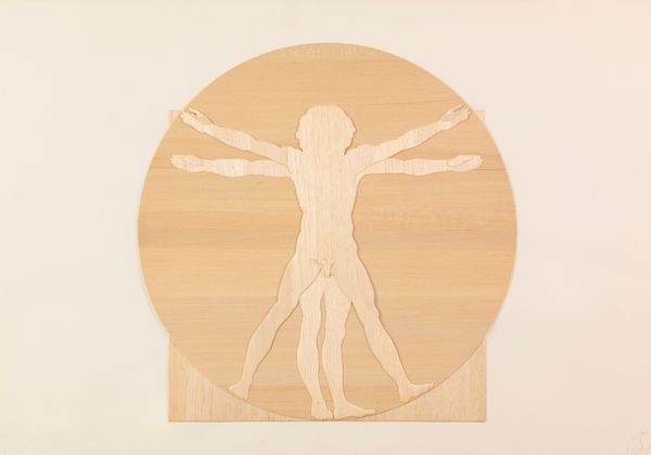 MARIO CEROLI : Uomo Vitruviano  - Asta Arte Moderna, Contemporanea, '800 e '900 - Associazione Nazionale - Case d'Asta italiane