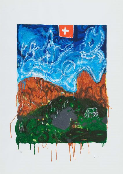 MARIO SCHIFANO : Senza titolo  - Asta Arte Moderna, Contemporanea, '800 e '900 - Associazione Nazionale - Case d'Asta italiane