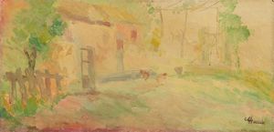 Guido Guidi - Cortile con galline