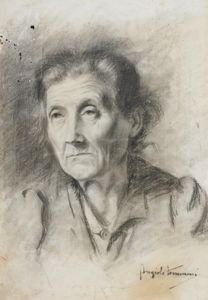 Angiolo Tommasi - Ritratto di donna