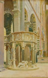 Bruno Santochi - Interno di chiesa