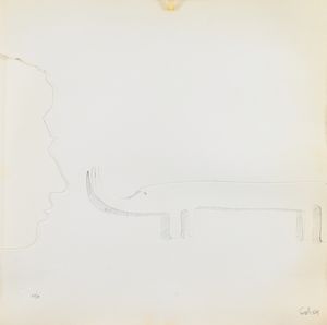 MARIO CEROLI : Il volto e Ceroli  - Asta Arte Moderna, Contemporanea, '800 e '900 - Associazione Nazionale - Case d'Asta italiane