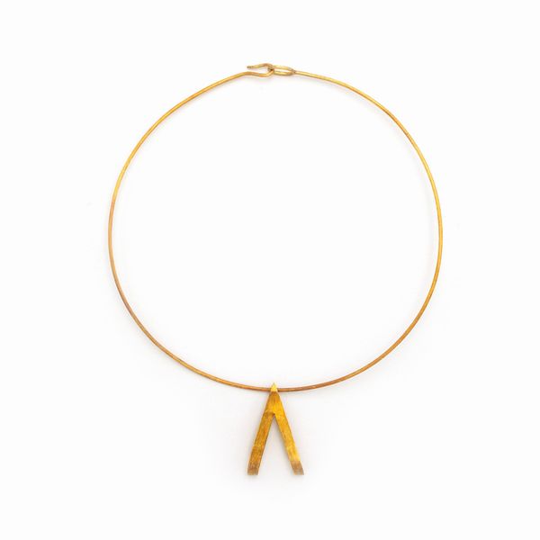 Federico Buccellati, golino con pendente  - Asta Gioielli Orologi e Fashion Vintage - Associazione Nazionale - Case d'Asta italiane