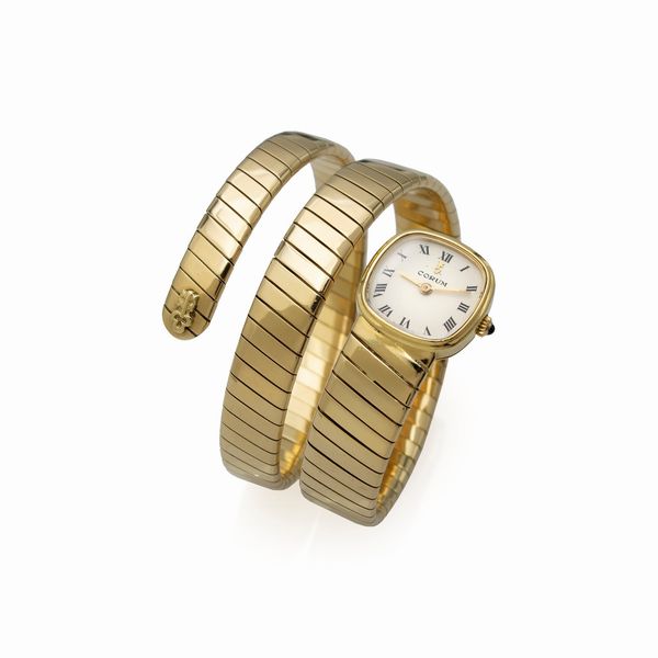 Corum orologio a serpente tubogas  - Asta Gioielli Orologi e Fashion Vintage - Associazione Nazionale - Case d'Asta italiane