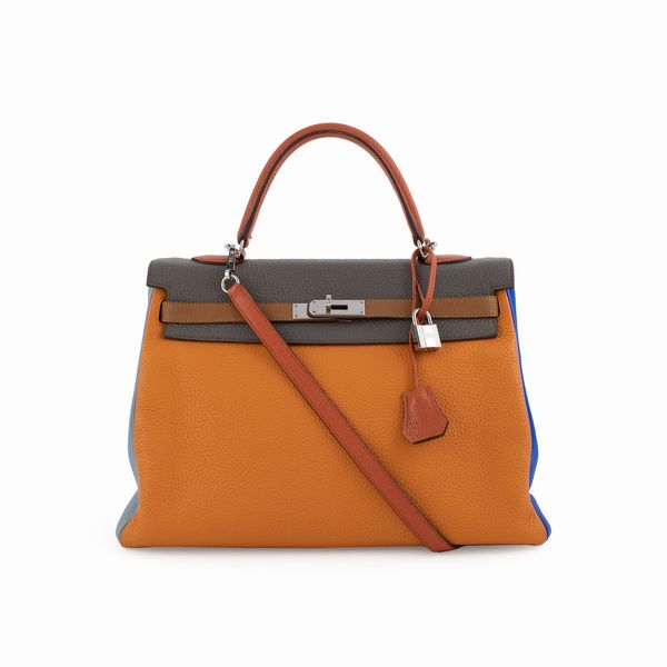Hermes Kelly 35 borsa a mano vintage  - Asta Gioielli Orologi e Fashion Vintage - Associazione Nazionale - Case d'Asta italiane