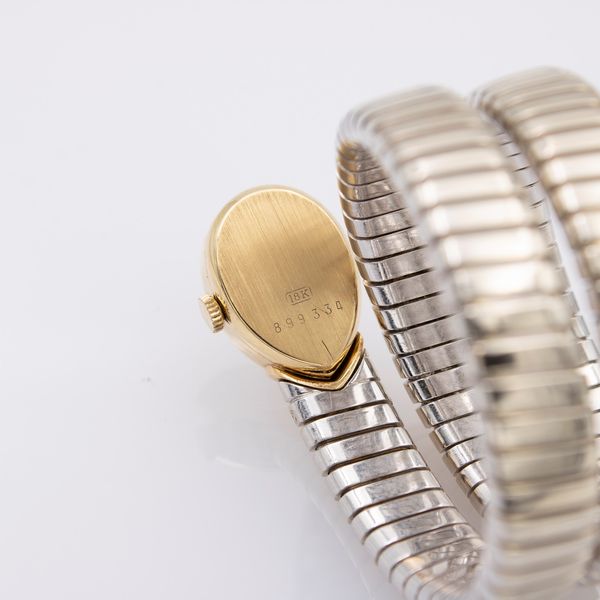 Bulgari bracciale orologio a serpente collezione Tubogas  - Asta Gioielli Orologi e Fashion Vintage - Associazione Nazionale - Case d'Asta italiane