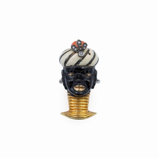 Cartier, spilla moretto  - Asta Gioielli Orologi e Fashion Vintage - Associazione Nazionale - Case d'Asta italiane