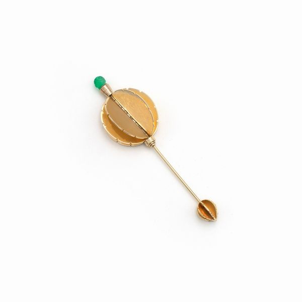 Cartier Cactus Jabot Pin  - Asta Gioielli Orologi e Fashion Vintage - Associazione Nazionale - Case d'Asta italiane