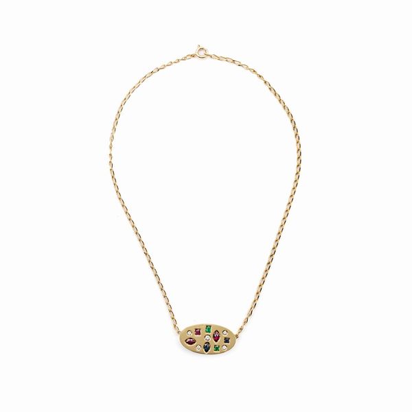 Collana in oro giallo 18kt  - Asta Gioielli Orologi e Fashion Vintage - Associazione Nazionale - Case d'Asta italiane