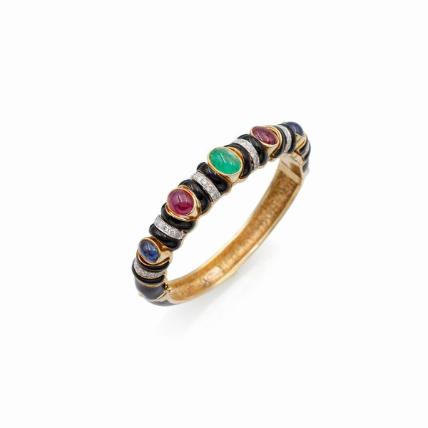 David Webb bracciale a manetta  - Asta Gioielli Orologi e Fashion Vintage - Associazione Nazionale - Case d'Asta italiane