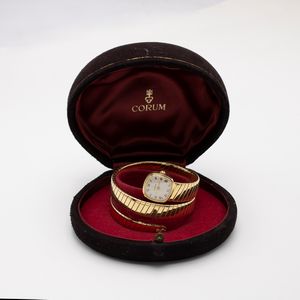 Corum orologio a serpente tubogas  - Asta Gioielli Orologi e Fashion Vintage - Associazione Nazionale - Case d'Asta italiane