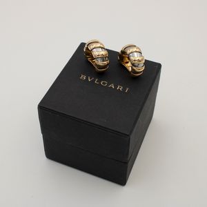 Bulgari orecchini semicerchio vintage  - Asta Gioielli Orologi e Fashion Vintage - Associazione Nazionale - Case d'Asta italiane