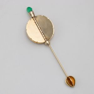 Cartier Cactus Jabot Pin  - Asta Gioielli Orologi e Fashion Vintage - Associazione Nazionale - Case d'Asta italiane