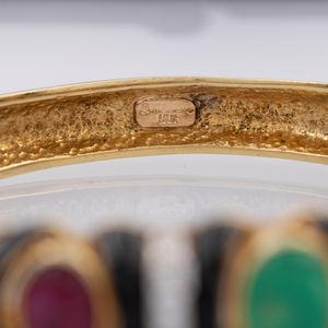David Webb bracciale a manetta  - Asta Gioielli Orologi e Fashion Vintage - Associazione Nazionale - Case d'Asta italiane