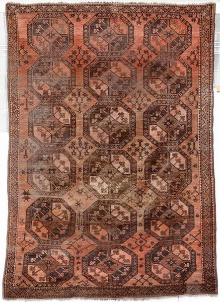 Tappeto Afgano, inizio XX secolo  - Asta Tappeti - Associazione Nazionale - Case d'Asta italiane