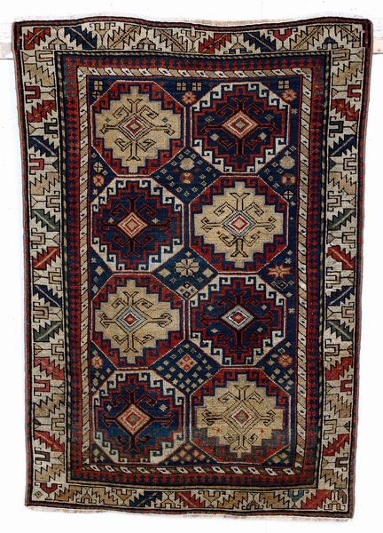 Tappeto Caucaso inizio XX secolo  - Asta Tappeti - Associazione Nazionale - Case d'Asta italiane