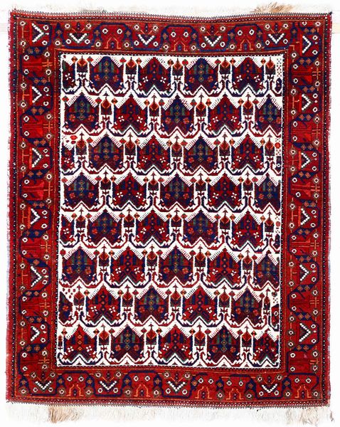 Tappetosud Persia Afshar, inizio XX secolo.  - Asta Tappeti - Associazione Nazionale - Case d'Asta italiane